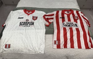 Sunderland AFC Home & Away Shirts 1996/97 Last Season Roker Park **Read desc** for sale on Ebay