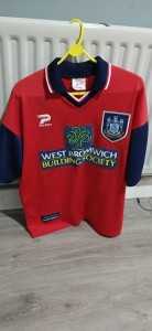 West Bromwich Albion away  Shirt  1998/00 by patric Size Large for sale on Ebay