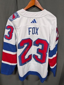 Adam Fox Signed New York Rangers Hockey Jersey AUTO Fanatics Sz 54 for sale on Ebay