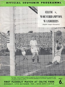 CELTIC V WOLVES 12/10/1961  FRIENDLY CELTIC PARK for sale on Ebay