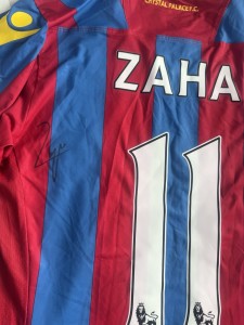 Crystal Palace FC. Signed Wilfred Zaha Home Shirt. for sale on Ebay