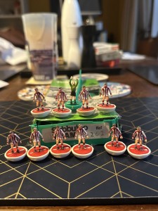  Rare Subbuteo  heavyweight team ref 262 Boston  with  original ref sticker  for sale on Ebay