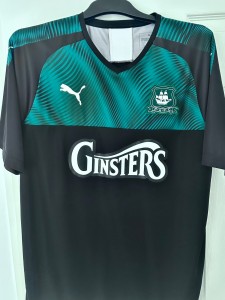 Plymouth Argyle FC 2019/20 Replica Third Shirt Black L for sale on Ebay