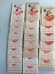 23 X BRENTFORD HOMES FROM THE 1952 - 1953 SEASON LEAGUE AND CUP GAMES for sale on Ebay