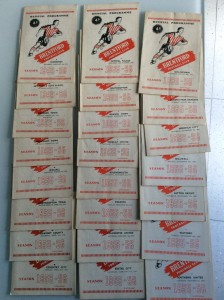 23 X BRENTFORD HOMES FROM THE 1955 - 1956 SEASON LEAGUE AND CUP GAMES for sale on Ebay