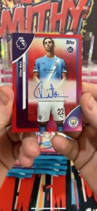 Topps Premier League 25/26 Vitor Reis Rookie Auto 1/5 Manchester City for sale on Ebay