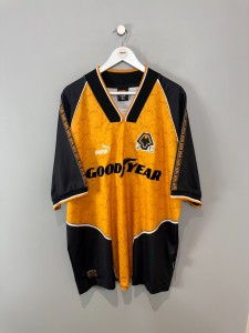 WOLVES 1996/98 HOME SHIRT (size XL)  PUMA ORIGINAL VINTAGE FOOTBALL SHIRT for sale on Ebay