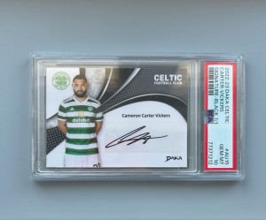 Daka Celtic FC 2022/23 Cameron Carter Vickers  1/1 Psa 10 for sale on Ebay