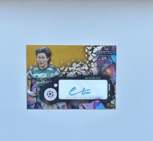 Topps Crystal Premium 2023/24 Hyun-gyu Oh Celtic 1/1 Auto for sale on Ebay