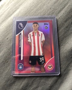 Topps Premier League 2026 Gustavo Nunes Red /5 Rookie Card RC Brentford for sale on Ebay