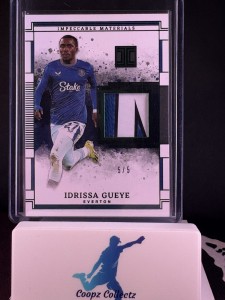 Idrissa Gueye Everton FC Name Patch 5/5! SSP! Panini Impeccable 2024-2025 for sale on Ebay