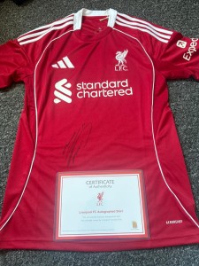 Mo Salah Signed Liverpool 25/26 shirt Club Issued - Liverpool Officially Signed  for sale on Ebay