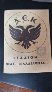 Football Programme. AEK Athens v Derby County 20/10/1976. Reprint for sale on Ebay