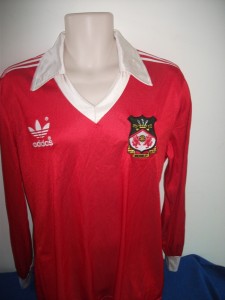 VINTAGE ADIDAS WREXHAM 1978 FOOTBALL SHIRT NO RE-MAKE M for sale on Ebay