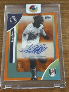 Louis Saha Auto Numbered 24/25 TOPPS - Fulham Premier League for sale on Ebay