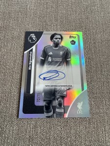 Topps Premier League 2026 Hobby Rainbow Autograph Rio Ngumoha /75 Auto Liverpool for sale on Ebay