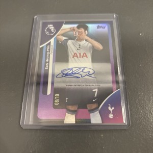 Heung Min Son Tottenham 8/10 Auto Topps RARE Football Card Premier League 25/26 for sale on Ebay