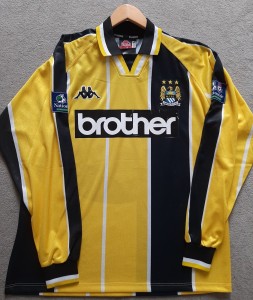 Extremely Rare Long Sleeved Manchester City Match Issue Kappa Third Shirt for sale on Ebay
