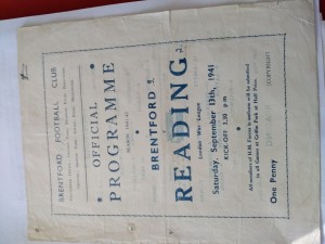 1941/2 BRENTFORD v READING for sale on Ebay