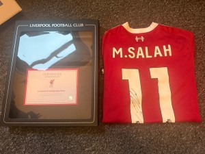 Mo Salah Signed Liverpool 25/26 shirt Club Issued - Liverpool Officially Signed  for sale on Ebay