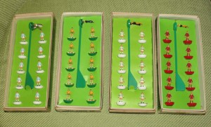 Subbuteo Heavyweight Teams x 4 Liverpool 41 Celtic 25 Norwich 28 Man City 5 for sale on Ebay
