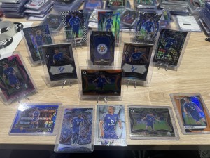 Leicester City t Bundle Including Case Hit Badge, Patches & Auto And Jamie Vardy for sale on Ebay