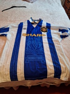 Vintage Manchester United Shirts X 7 Plus 1983 Wembley Scarf for sale on Ebay