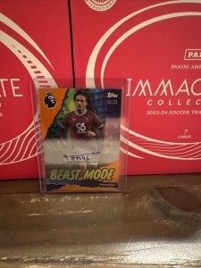 Topps Premier League 25/26 Burnley Hannibal Beast Mode Auto 9/25 🔥🔥 for sale on Ebay