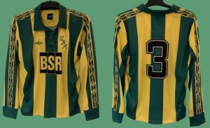 West Bromwich Albion 1982 Derek Statham, reproduction shirt. Large 43