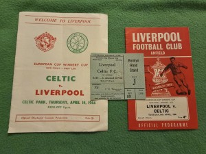 1966 European Cup Winners Cup Semi Final Celtic v Liverpool Programmes both Legs for sale on Ebay