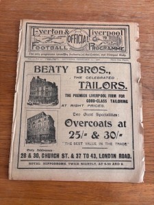 EVERTON v BRADFORD CITY & LIVERPOOL v BRENTFORD 1905/06 (JOINT ISSUE) for sale on Ebay