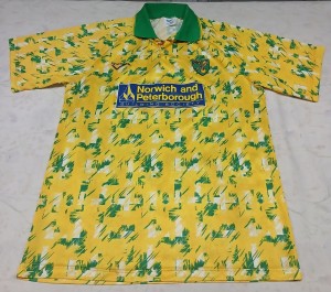 Vintage Norwich City 1992/94 Ribero Men's Size L Home Original Football Shirt for sale on Ebay
