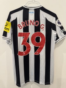 Bruno Guimarães Newcastle Match Worn Shirt With Stain for sale on Ebay