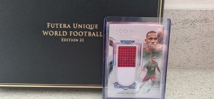 Bryan Mbeumo Patch Futera Unique Icons of Africa 02/03 Brentford for sale on Ebay