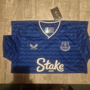 *Charity* Authenticated Everton 25/26 Whole Squad Signed Home Shirt Grealish Etc for sale on Ebay