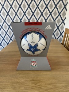 Liverpool 2005 Champions League Commemorative Ball  for sale on Ebay