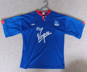 Vintage 1990's Crystal Palace - 'Fly Virgin'  Bukta shirt. for sale on Ebay
