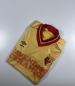 Authentic Umbro Watford 1984-1985  Home Shirt. Size Medium. for sale on Ebay