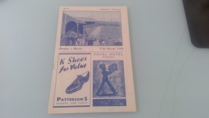 DUNDEE v HEARTS Rare Friendly 27/3/1948 for sale on Ebay