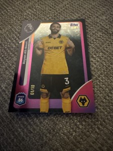 Topps Premier League 2025/2026 Rayan Ait-Nouri Wolves Shirt Rare Black 1/10!!! for sale on Ebay