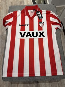 Sunderland AFC Hummel 1991-94 Retro Shirt (Size XL) BNWT for sale on Ebay