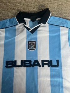 COVENTRY CITY HOME SHIRT - SZ 38-40” - season 1999-01 for sale on Ebay