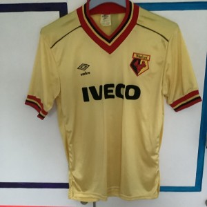 Watford Home Football Shirt Jersey 1982 VGC size 38/40” 97-102cm for sale on Ebay