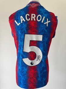 Signed MAXENCE LACROIX Shirt - Cystal Palace FA Cup Winning Shirt -PROOF/COA- for sale on Ebay