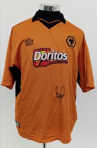 Wolverhampton Wolves 2002-04 Home Football Shirt Large Admiral Orange/Black for sale on Ebay