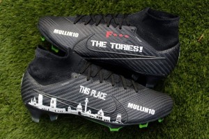 Paul Mullin Football Boots Wrexham Tories for sale on Ebay