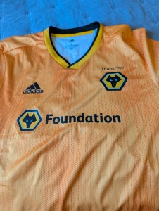 Wolverhampton Wanderers Large Football Shirt Wolves Foundation for sale on Ebay