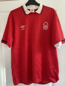 Original Nottingham Forest 1988-1990 Home Jersey Shirt Umbro for sale on Ebay