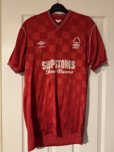 Match Worn / Player Issue 1987/88 Nottingham Forest Home Shirt for sale on Ebay