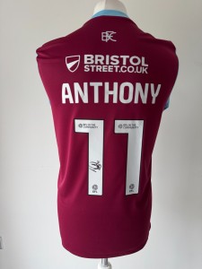 Signed JAIDON ANTHONY Shirt - Burnley FC  - PROOF/COA - Leeds Bournemouth for sale on Ebay